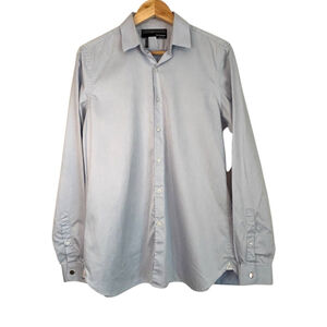 The Kooples Adjusted Button Down Shirt Light Blue Men's Size Small